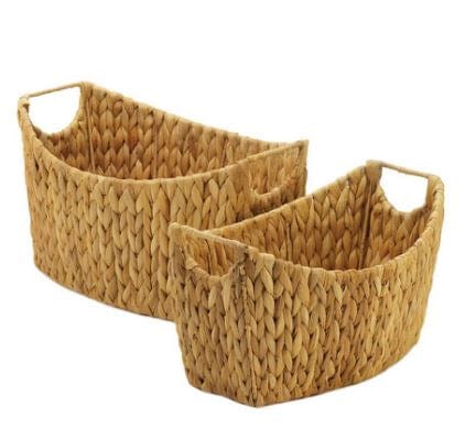 Braided Hyacinth Basket